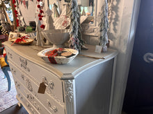 Load image into Gallery viewer, French Country Dresser /Buffet with coordinating mirror