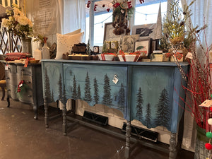 Large Hand Painted Buffet local pick up only
