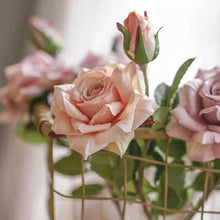 Load image into Gallery viewer, Rolled Edge American Rose Stem 18" Tall