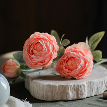 Load image into Gallery viewer, Silk Peony Stem 27" Tall