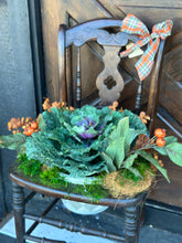 Load image into Gallery viewer, Vintage Chair Fall Planter Arrangement