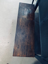 Load image into Gallery viewer, Vintage Rustic Burgundy Bench