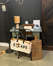 Load image into Gallery viewer, Vintage Sage Green Writing Desk