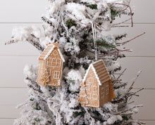Load image into Gallery viewer, Gingerbread House Ornaments