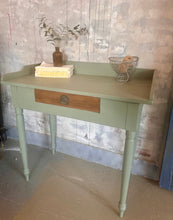 Load image into Gallery viewer, Vintage Sage Green Writing Desk