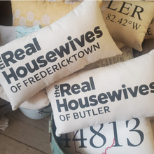 Load image into Gallery viewer, The Real Housewives of Baldwinsville  Lumbar Pillow – 18x10"