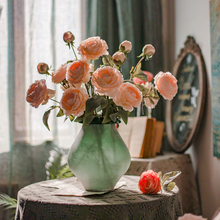 Load image into Gallery viewer, Silk Peony Stem 27" Tall