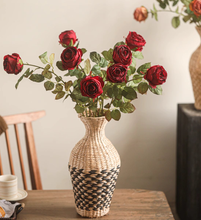 Load image into Gallery viewer, Artificial Single Rose Stem 28.7" Tall