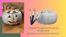 Load image into Gallery viewer, Painted Pumpkin Dish Workshop