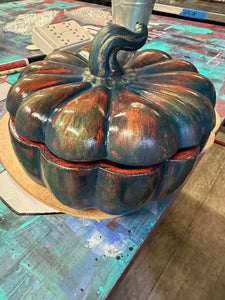 Painted Pumpkin Dish Workshop