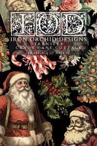 Holiday Transfer by IOD New Release Candy Cane Cottage