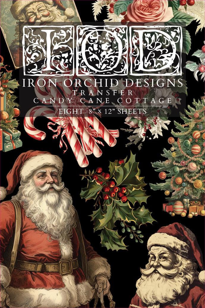 Holiday Transfer by IOD New Release Candy Cane Cottage