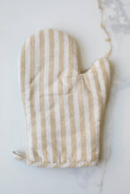 Load image into Gallery viewer, Striped Oven Mitt