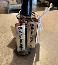 Load image into Gallery viewer, Hammered Metal Baldwinsville Key Chain