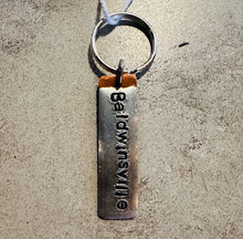 Load image into Gallery viewer, Hammered Metal Baldwinsville Key Chain