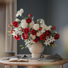 Load image into Gallery viewer, Silk Peony Stem 27" Tall