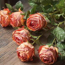 Load image into Gallery viewer, Artificial Single Rose Stem 28.7" Tall
