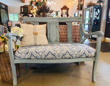 Load image into Gallery viewer, Vintage Shabby Chic Bench