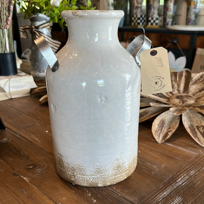 Large Rustic Farmhouse Vase