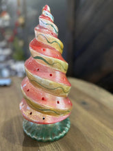 Load image into Gallery viewer, Decorative spiral incense burner on a wooden surface