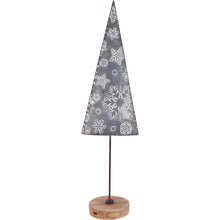 Load image into Gallery viewer, Holiday Decor Metal Tree with Snowflake Design