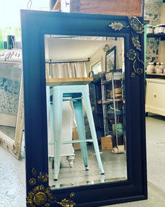 Mirror Vintage Sunflower by Miller's Crossing Design NY