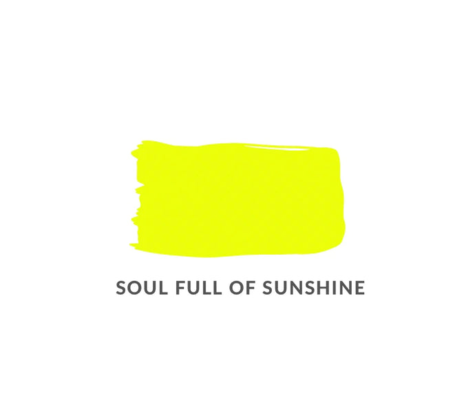 Daydream Apothecary Clay and Chalk Paint Artisan NEONS by Anissa Soul Full of Sunshine Neon   A very bright but pure yellow that will add zing to anything it touches