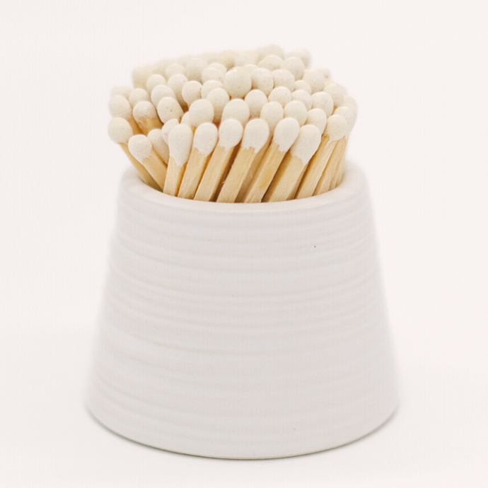 *matches not included* Each match stick holder is 3D printed and includes a striker pad attached to the bottom of your holder for easy lighting. 