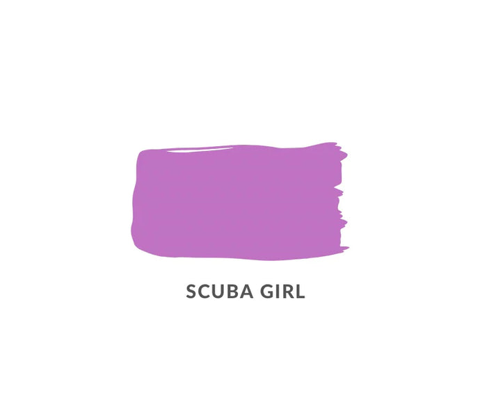 Daydream Apothecary Clay and Chalk Paint Artisan Worn to Whimsy Scuba Girl NO.42 An adventurous purple with pink undertones named after a woman who knows no limits and her time spent on the ocean.