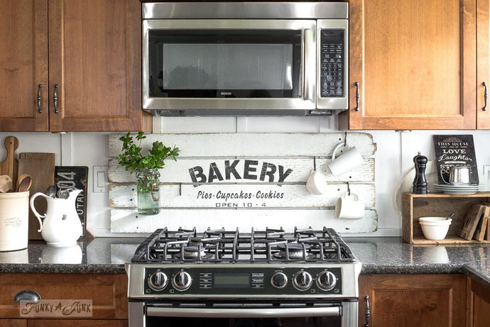 Bakery Stencil by Funky Junk Old Sign Stencil
