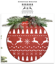 Load image into Gallery viewer, Stencil Christmas Sweater Pattern by Funky Junk Interiors