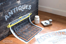 Load image into Gallery viewer, Bingo Star stencil by Funky Junk Old Sign Stencils