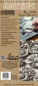  Iron Orchid Designs Mould Rosettes 