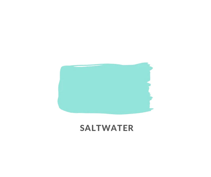 Daydream Apothecary Clay and Chalk Paint  Artisan Worn to Whimsy Saltwater  NO.55 Like a radiant turquoise lagoon, this pristine aqua is inspired by the tropical waters found in the South Pacific.
