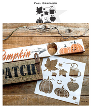 Load image into Gallery viewer, Stencil Fall Graphic by Funky Junk Old Sign Stencils