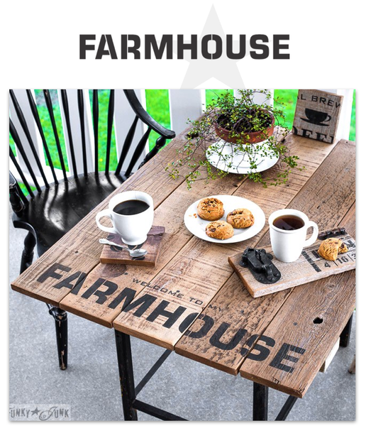 Stencil Farmhouse By Funky Junk Old Sign Stencils