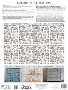 Iron Orchid Designs Transfer English Toile