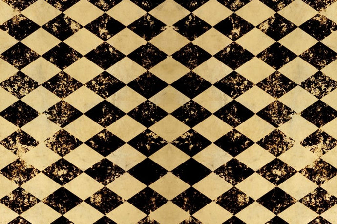 Decoupage Paper Harlequin Checkerboard by Roycycled