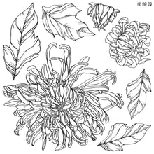 Load image into Gallery viewer,  Iron Orchid Designs Stamp Chrysanthemum