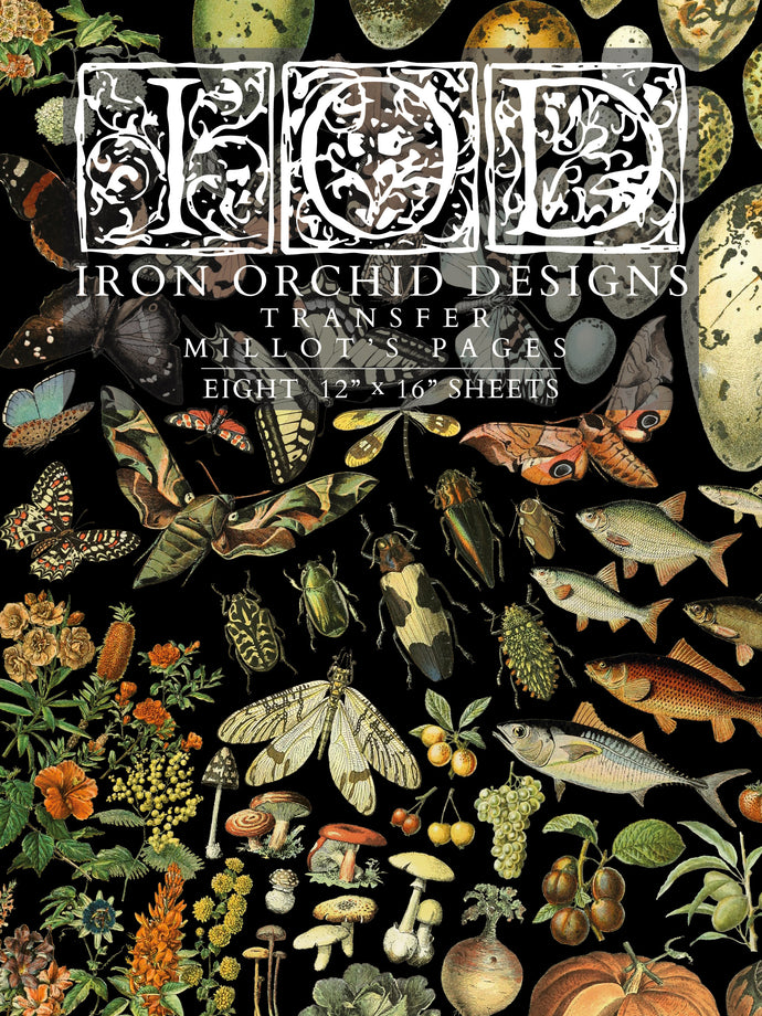 Transfer Millot's Pages By Iron Orchid Designs New Release