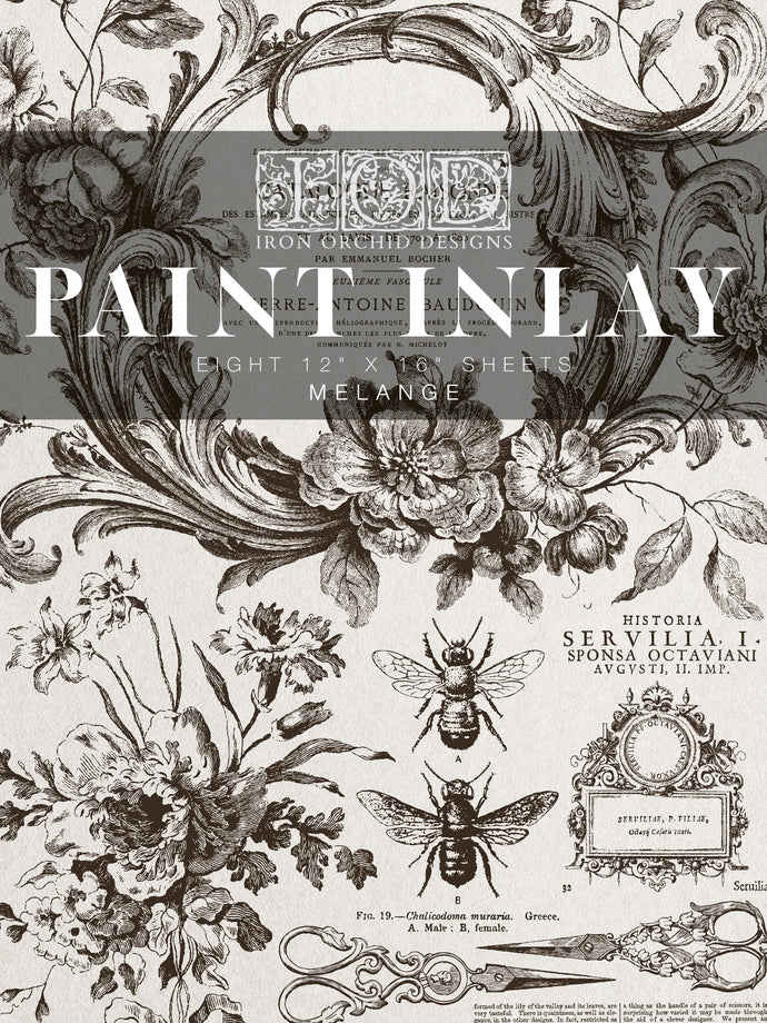 Paint Inlay Melange Iron Orchid Designs New Release