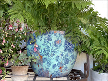 Load image into Gallery viewer, Iron Orchid Designs Paint Inlay Indigo Floral 