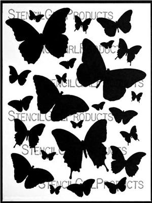 Butterfly Stencil by Good Girl Stencil by Carolyn Dube