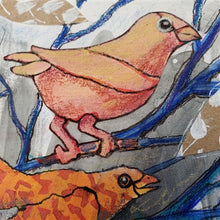 Load image into Gallery viewer, Hummingbirds and Flowers Stencil