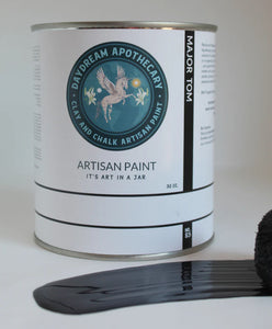 Daydream Apothecary Clay and Chalk Paint Artisan Worn to Whimsy Major Tom    Major Tom NO.29 A true black named to reflect the furthest reaches of space.