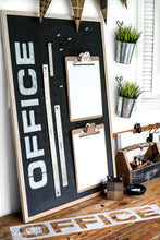 Load image into Gallery viewer,  Stencil Office by Funky Junk Old Sign Stencils