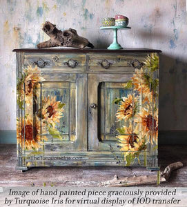Iron Orchid Designs Transfer Set Painterly Floral Decor