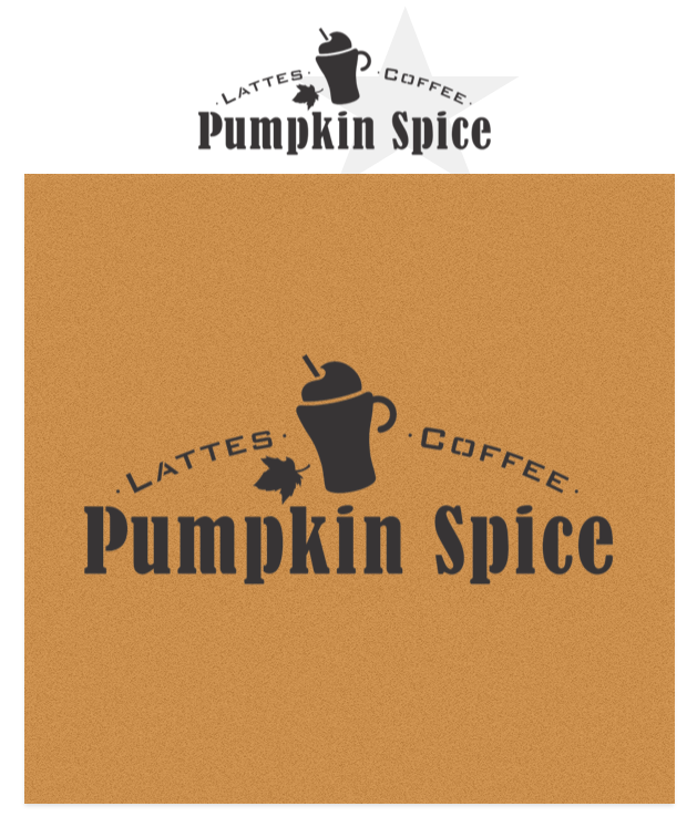 Stencil Pumpkin Spice Latte By Funky Junk Old Sign Stencils