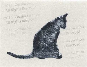 Cat Stencil by Cecilia Swatton