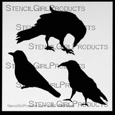 Three Crows Stencils